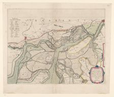 Map of the surroundings of Zandvliet, 1642. Creator: Willem Blaeu