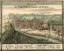 Map of Tiflis, 1762