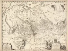 Map of Ukraine, 1660. Creator: Le Vasseur de Beauplan, Guillaume (ca 1600-1673)