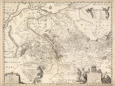Map of Ukraine, 1660. Creator: Le Vasseur de Beauplan, Guillaume (ca 1600-1673)