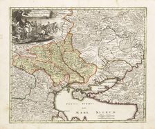 Map of Ukraine and surroundings of the Black Sea, um 1700. Creator: Weigel, Christoph, the Elder (1654-1725)