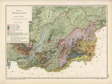 Map of Zabaikal Province, 1914. Creator: Resettlement Department of the Land Regulation and Agriculture Administration