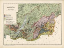 Map of Zabaikal Province, 1914. Creator: Resettlement Department of the Land Regulation and Agriculture Administration