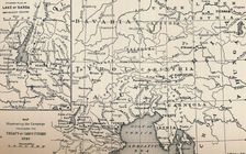 Map Illustrating the Campaign Preceding the Treaty of Campo-Formio, 1797 (1896)