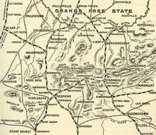 Map Illustrating the Operations on the Orange River 1900. Creator: Unknown
