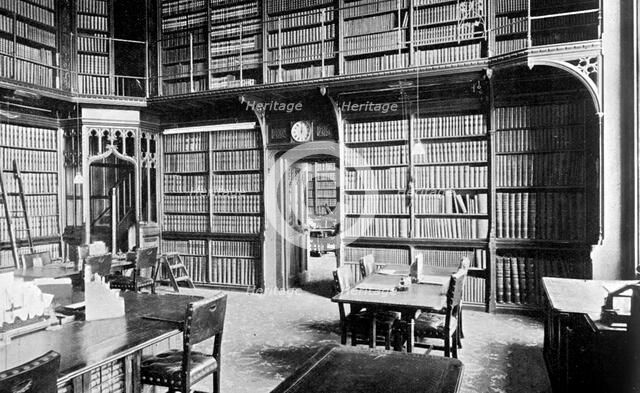 Map Room, House of Commons Library, Palace of Westminster, London, c1905. Artist: Unknown