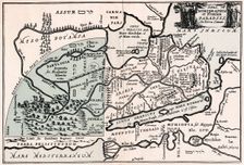 Map showing the supposed location of Paradise. Creator: Unknown