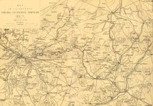 Map to Illustrate General Faidherbe's Campaign 1870-71 c1872. Creator: R. Walker