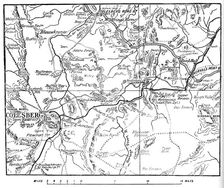 Map to Illustrate the Operations Round Colesberg 1902