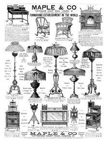 'Maple & Co. Tottenham Court Road, London, W. , 1890. Creator: Unknown