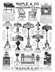 'Maple & Co. Tottenham Court Road, London, W. , 1890. Creator: Unknown