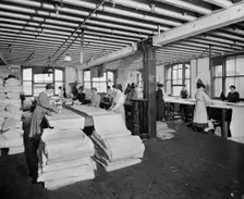 Maple and Co munitions works, London, June 1918. Artist: H Bedford Lemere