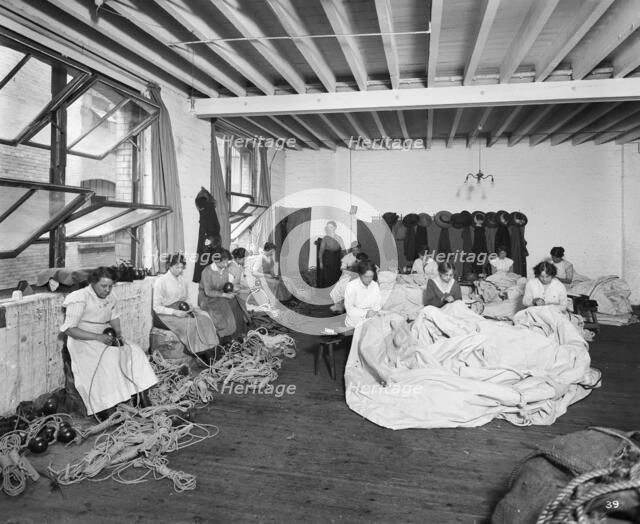 Maple and Co munitions works, London, June 1918.  Artist: H Bedford Lemere.