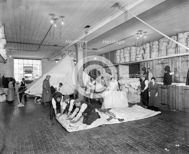 Maple and Co munitions works, London, June 1918.  Artist: H Bedford Lemere.