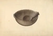 Maple Butter Bowl, 1935/1942. Creator: Clyde L. Cheney