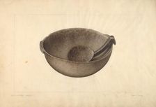 Maple Butter Bowl, 1935/1942. Creator: Clyde L. Cheney