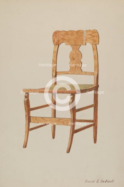 Maple Side Chair, c. 1941. Creator: David S De Vault.