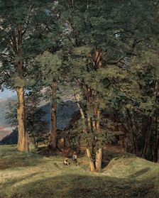 Maple trees near Ischl, 1831. Creator: Ferdinand Georg Waldmuller