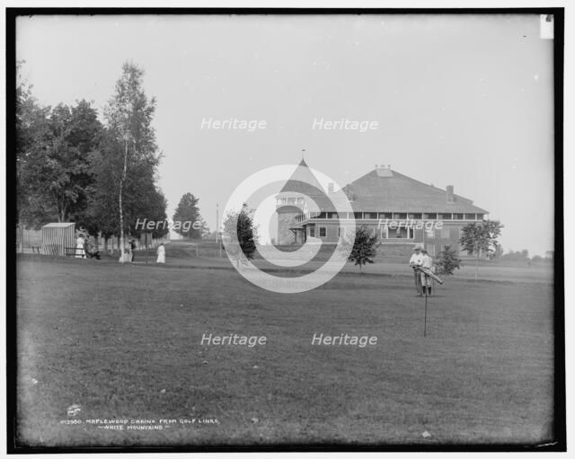 Maplewood casino from golf links, White Mountains, c1900. Creator: Unknown.
