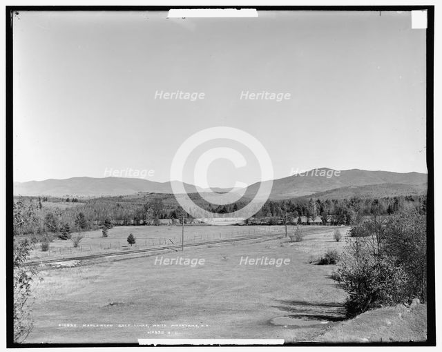 Maplewood golf links, White Mountains, N.H., c1904. Creator: Unknown.
