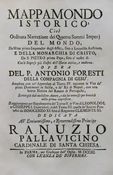 "Mappamondo Istorico", 1711. Creator: Antonio Foresti