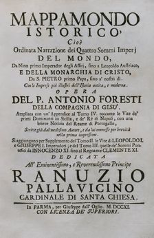"Mappamondo Istorico", 1711. Creator: Antonio Foresti