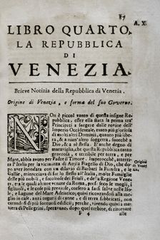 "Mappamondo Istorico", Volume IV: Kingdoms arising from the decline and fall...1710. Creator: Antonio Foresti