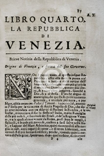 "Mappamondo Istorico", Volume IV: Kingdoms arising from the decline and fall...1710. Creator: Antonio Foresti.