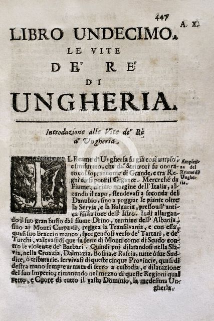 "Mappamondo Istorico", Volume IV, Part two: Kingdoms arising from the decline and fall...1710.  Creator: Antonio Foresti.