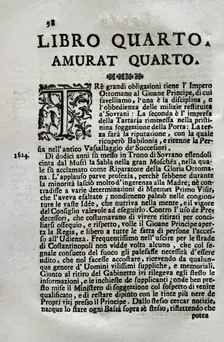 "Mappamondo Istorico", Volume VI, Part II: Life of the Ottoman Emperors, 1722. Creator: Antonio Foresti