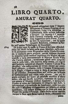 "Mappamondo Istorico", Volume VI, Part II: Life of the Ottoman Emperors, 1722. Creator: Antonio Foresti
