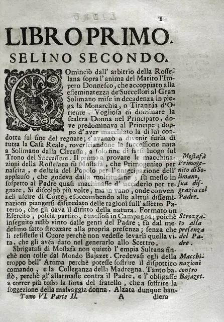 "Mappamondo Istorico", Volume VI, Part II: Life of the Ottoman Emperors, 1722.  Creator: Antonio Foresti.