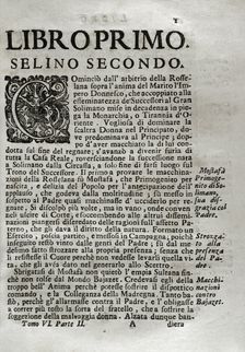 "Mappamondo Istorico", Volume VI, Part II: Life of the Ottoman Emperors, 1722. Creator: Antonio Foresti