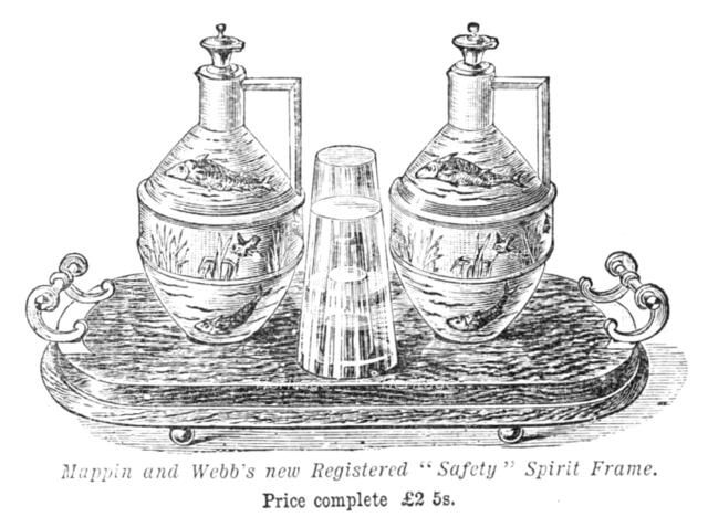 Mappin and Webb's new Registered "Safety" Spirit Frame, 1883. Creator: Unknown.
