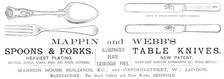 Mappin and Webb's Spoons & Forks, 1883. Creator: Unknown