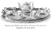 Mappin and Webb's new China Afternoon Tea Services, 1883. Creator: Unknown