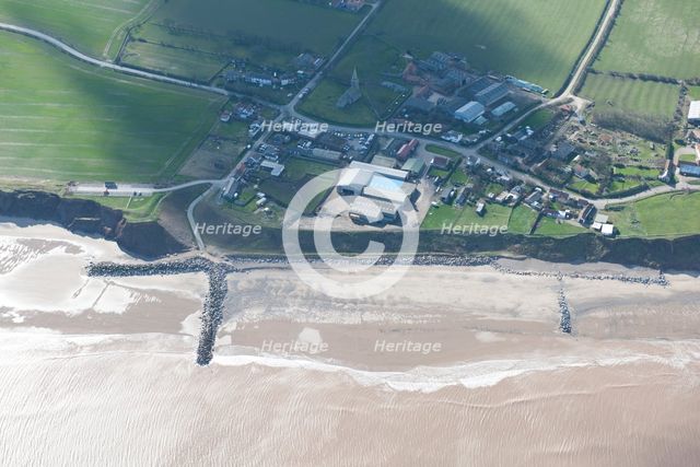 Mappleton village and sea defences, East Riding of Yorkshire, 2014. Creator: Historic England Staff Photographer.