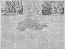 Maps of England, Wales and London, 1718. Artist: Anon