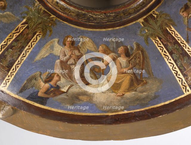 Maquette du décor de la chapelle des Morts (dite chapelle des Ames) église Notre-Dame..., c.1836. Creator: Merry Joseph Blondel.