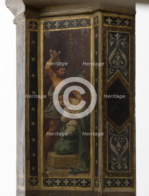 Maquette du décor de la chapelle des Morts (dite chapelle des Ames) église Notre-Dame..., c.1836. Creator: Merry Joseph Blondel.