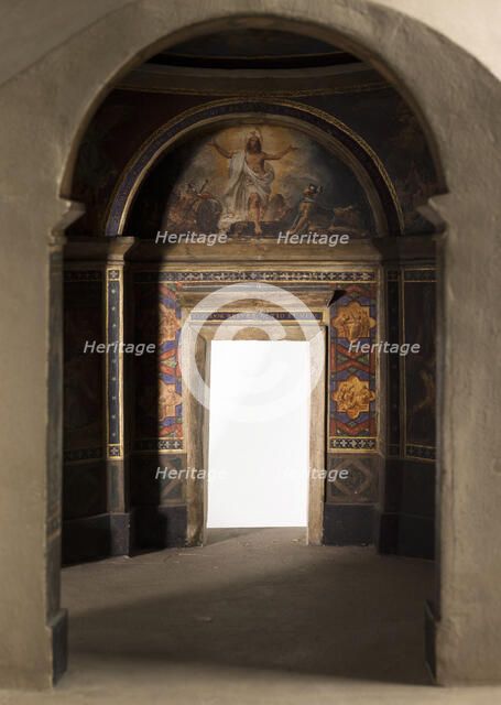 Maquette du décor de la chapelle des Morts (dite chapelle des Ames) église Notre-Dame..., c.1836. Creator: Merry Joseph Blondel.