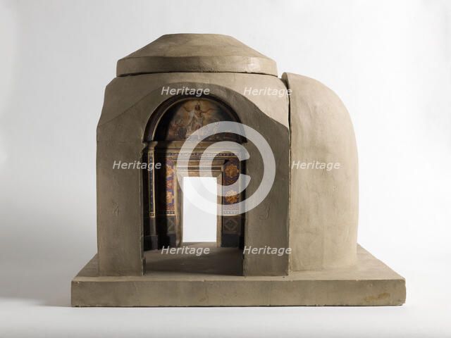 Maquette du décor de la chapelle des Morts (dite chapelle des Ames) église Notre-Dame..., c.1836. Creator: Merry Joseph Blondel.