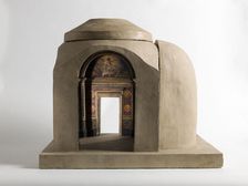 Maquette du décor de la chapelle des Morts (dite chapelle des Ames) église Notre-Dame..., c.1836. Creator: Merry Joseph Blondel