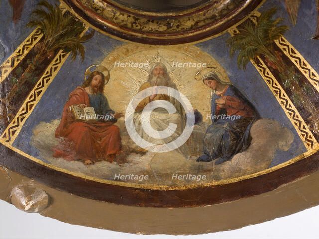 Maquette du décor de la chapelle des Morts (dite chapelle des Ames) église Notre-Dame..., c.1836. Creator: Merry Joseph Blondel.