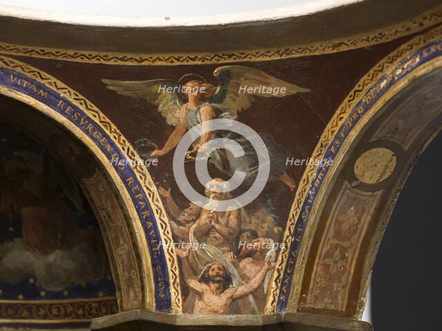 Maquette du décor de la chapelle des Morts (dite chapelle des Ames) église Notre-Dame..., c.1836. Creator: Merry Joseph Blondel.