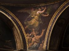 Maquette du décor de la chapelle des Morts (dite chapelle des Ames) église Notre-Dame..., c.1836. Creator: Merry Joseph Blondel