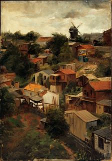 Maquis in Montmartre seen from rue Caulaincourt in 1903. Creator: Lazar Meyer