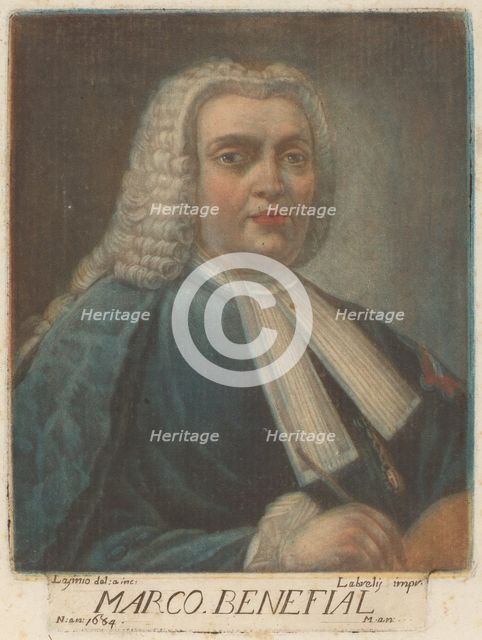 Marco Benefial, 1789. Creator: Carlo Lasinio.