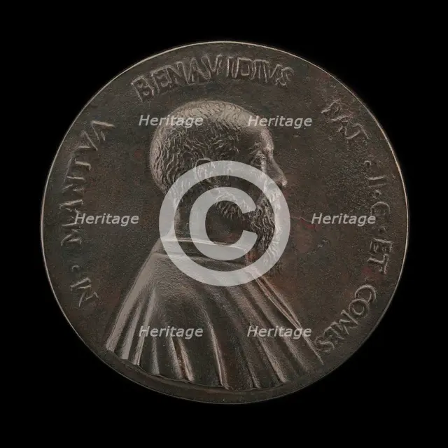 Marco Mantova Benavides, 1489-1582, Lawyer and Collector [obverse]. Creator: Martino da Bergamo.