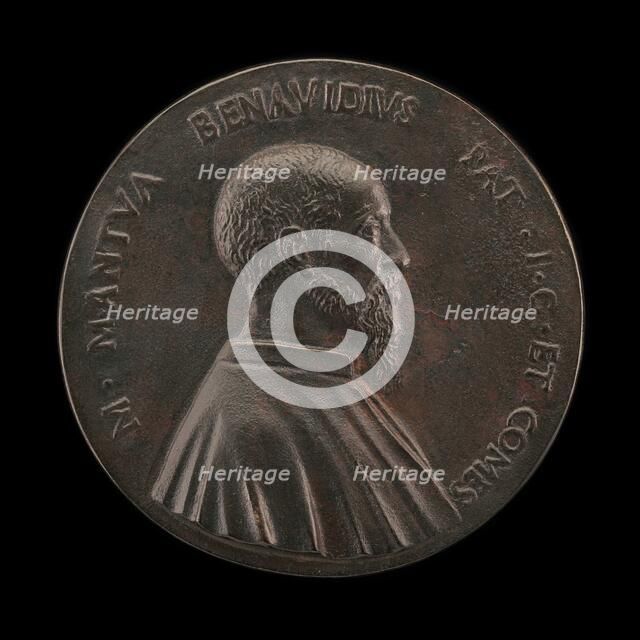 Marco Mantova Benavides, 1489-1582, Lawyer and Collector [obverse]. Creator: Martino da Bergamo.